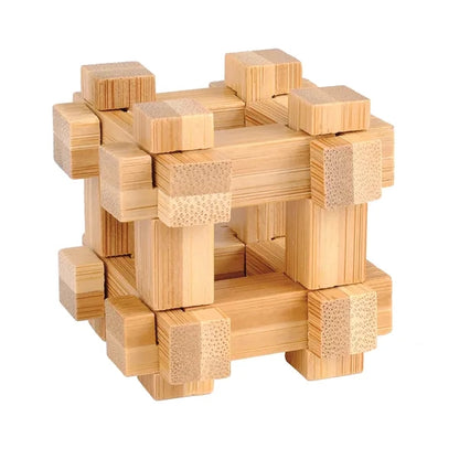 Bamboo Brainteaser Puzzle Set