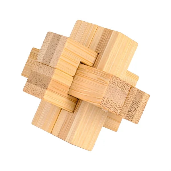 Bamboo Brainteaser Puzzle Set