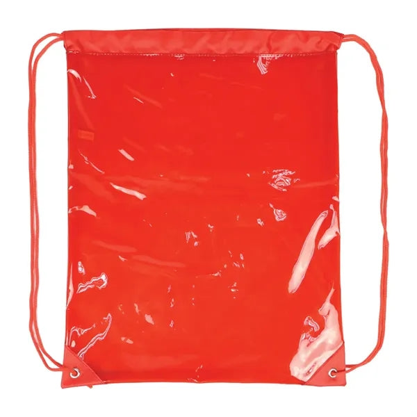 Soft TPU Clear Festival Drawstring Pack