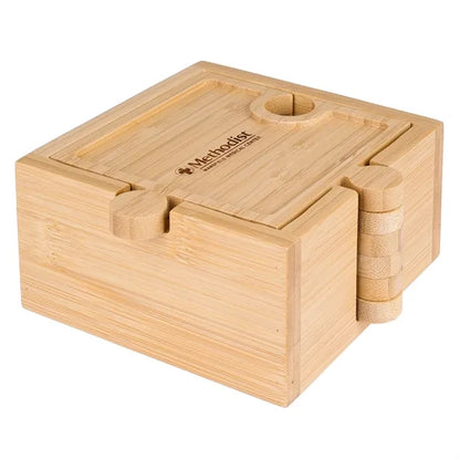 Bamboo Appetizer Plates/ Charcuterie Board Set