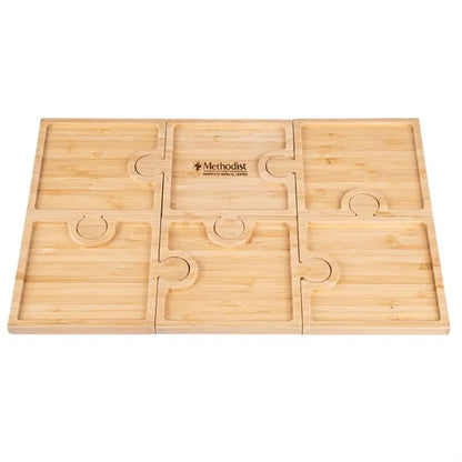 Bamboo Appetizer Plates/ Charcuterie Board Set