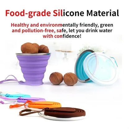9oz Silicone Collapsible Travel Cup