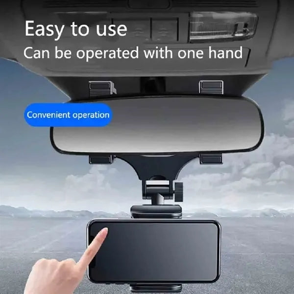 Rearview Mirror Phone Holder for Car