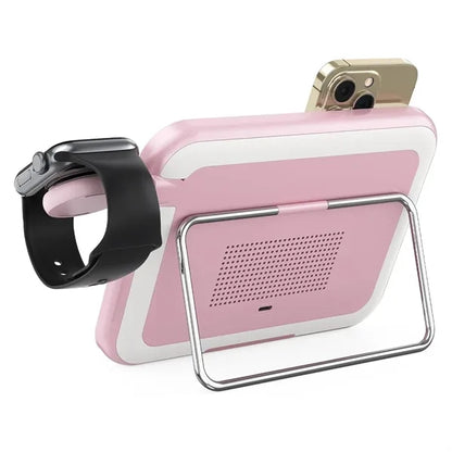 Wireless Charger With Cosmetic Mirror