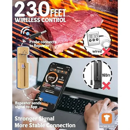 Long Range Wireless Smart Meat Thermometer