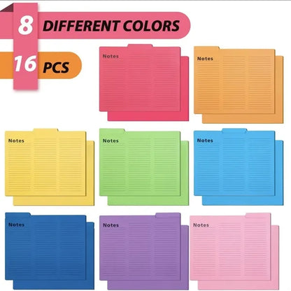 Notes Tabbed File Folders