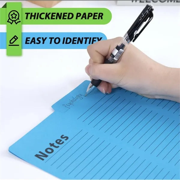 Notes Tabbed File Folders