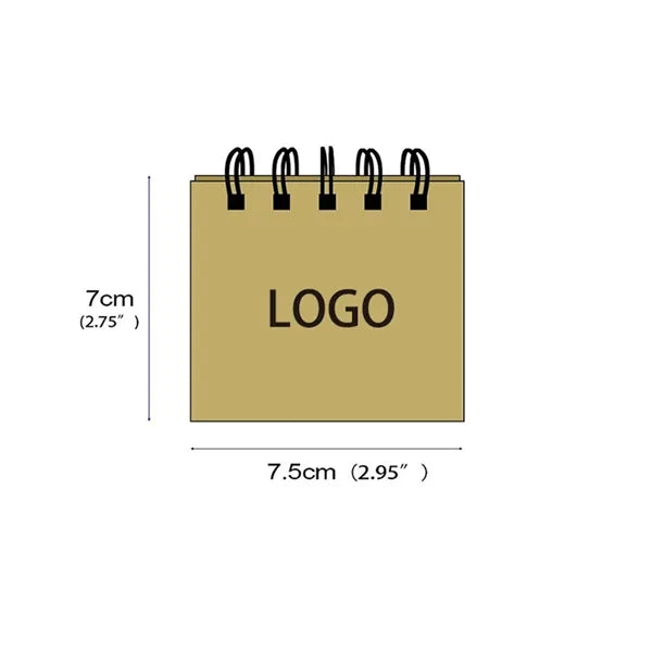 Pocket Size Spiral Sticky Note Pad