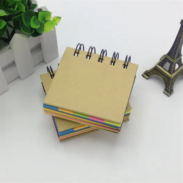 Pocket Size Spiral Sticky Note Pad