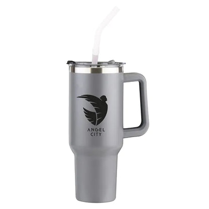 Sequoia 40oz Double-Wall Stainless Travel Mug with Straw