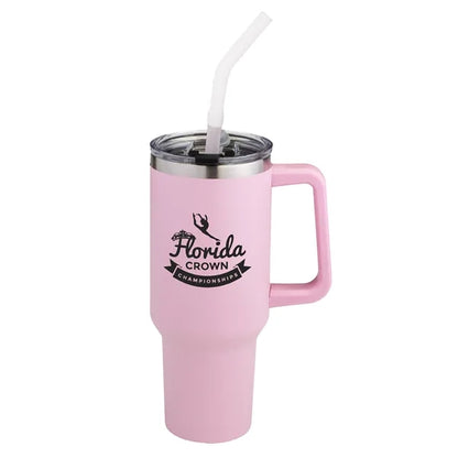 Sequoia 40oz Double-Wall Stainless Travel Mug with Straw