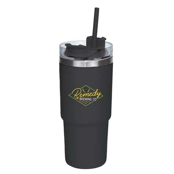 Teton 25 oz Double-Wall Travel Tumbler w/ Straw