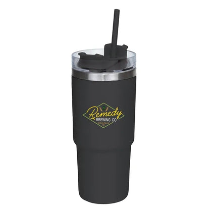 Teton 25 oz Double-Wall Travel Tumbler w/ Straw