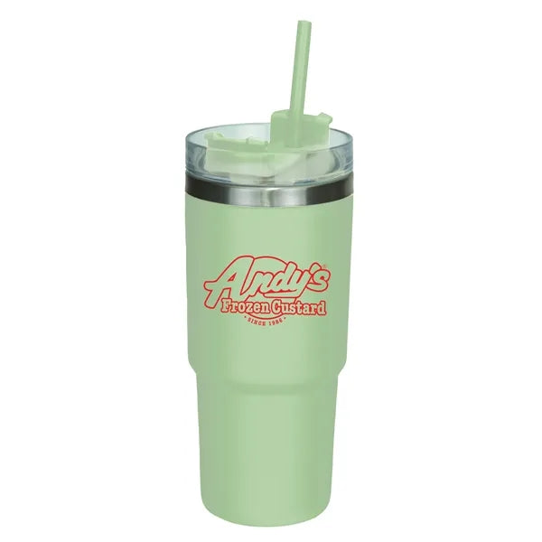 Teton 25 oz Double-Wall Travel Tumbler w/ Straw