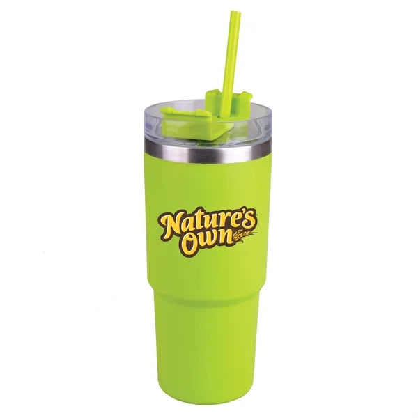 Teton 25 oz Double-Wall Travel Tumbler w/ Straw