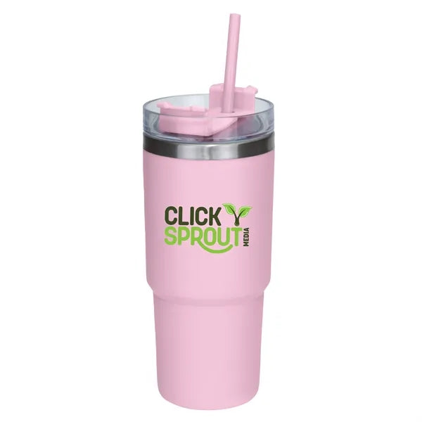 Teton 25 oz Double-Wall Travel Tumbler w/ Straw