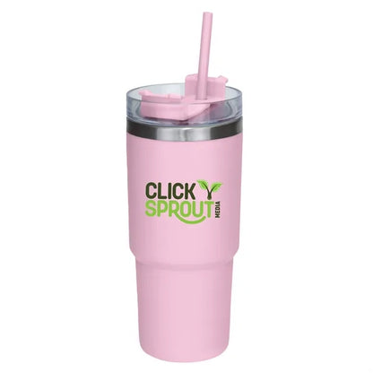 Teton 25 oz Double-Wall Travel Tumbler w/ Straw