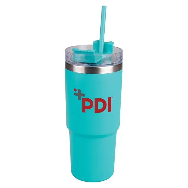 Teton 25 oz Double-Wall Travel Tumbler w/ Straw