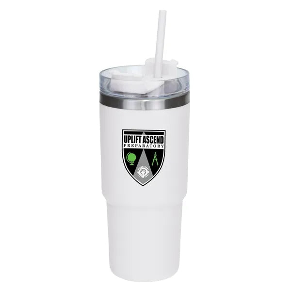 Teton 25 oz Double-Wall Travel Tumbler w/ Straw