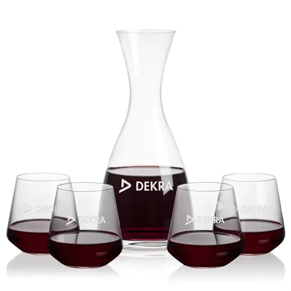 Barham Carafe & Cannes Stemless Wine