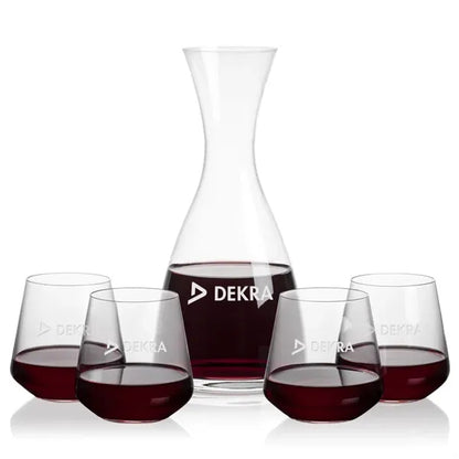 Barham Carafe & Cannes Stemless Wine