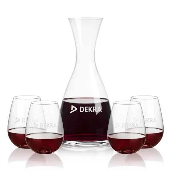 Barham Carafe & Edderton Stemless Wine