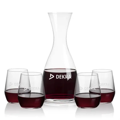 Barham Carafe & Germain Stemless Wine