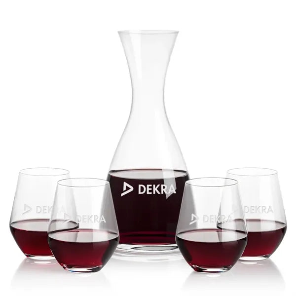 Barham Carafe & Reina Stemless Wine