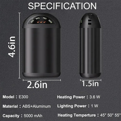 Electric Hand Warmer With Led Display