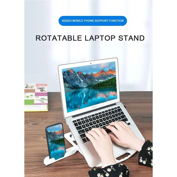 Rotatable,Foldable,7 Adjustable Hight Angles Laptop Stand