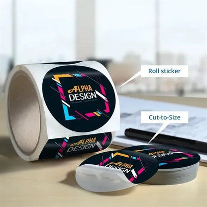 Custom Full color shapes Stickers