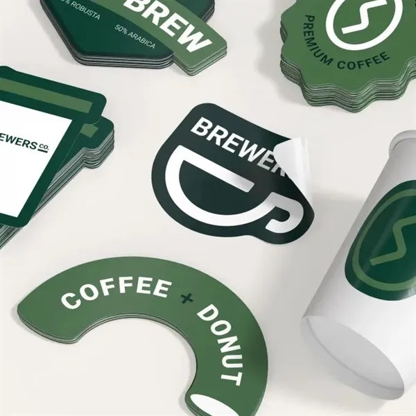 Custom Full color shapes Stickers
