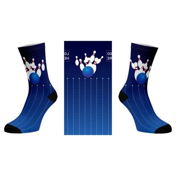 Athletic Crew Sock with DTG Printing