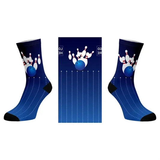 Athletic Crew Sock with DTG Printing