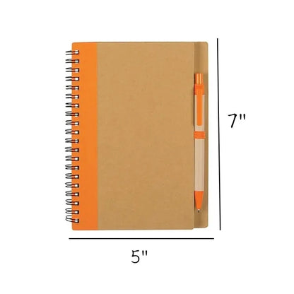 5" x 7"Eco Friendly Notebook With Pen