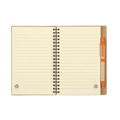 5" x 7"Eco Friendly Notebook With Pen