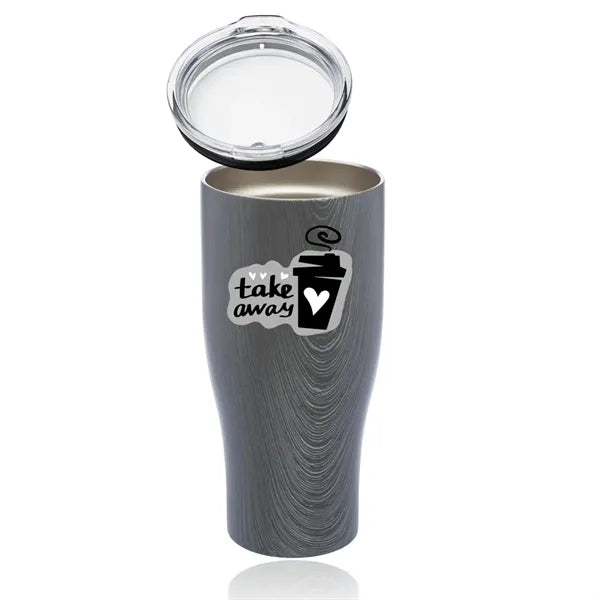 27 oz. Stainless Steel Insulated Tumblers with Clear Lids