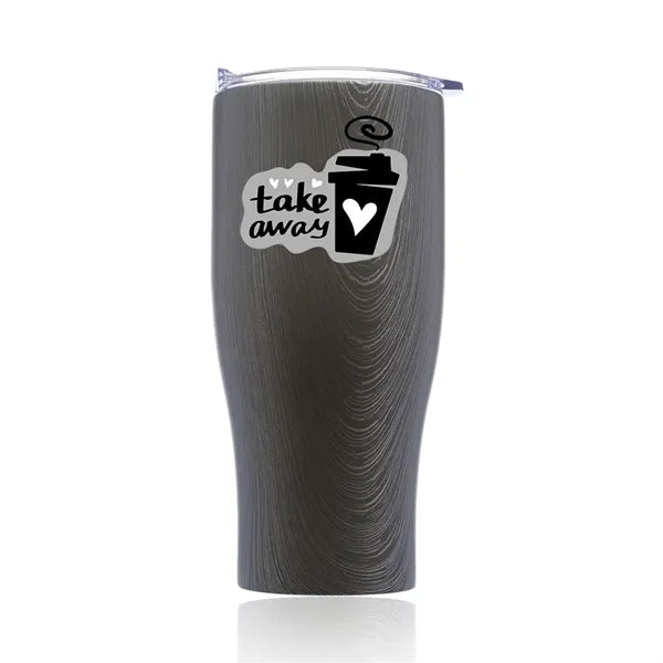 27 oz. Stainless Steel Insulated Tumblers with Clear Lids