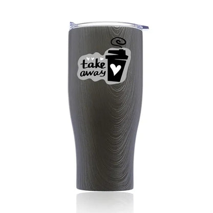 27 oz. Stainless Steel Insulated Tumblers with Clear Lids