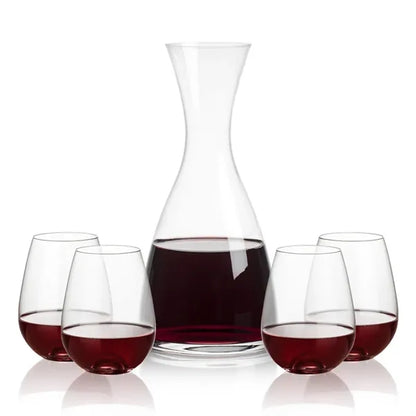 Barham Carafe & Edderton Stemless Wine