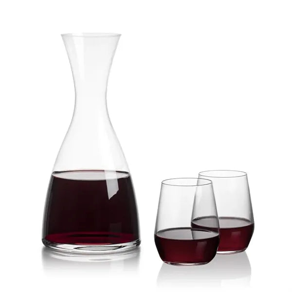 Barham Carafe & Germain Stemless Wine