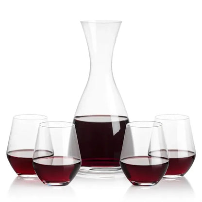 Barham Carafe & Reina Stemless Wine