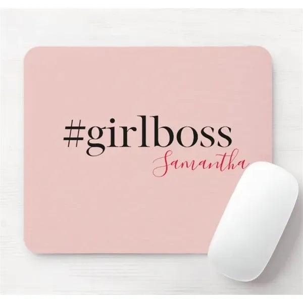 Rectangle Rubber Bottom Fabric Mouse Pad