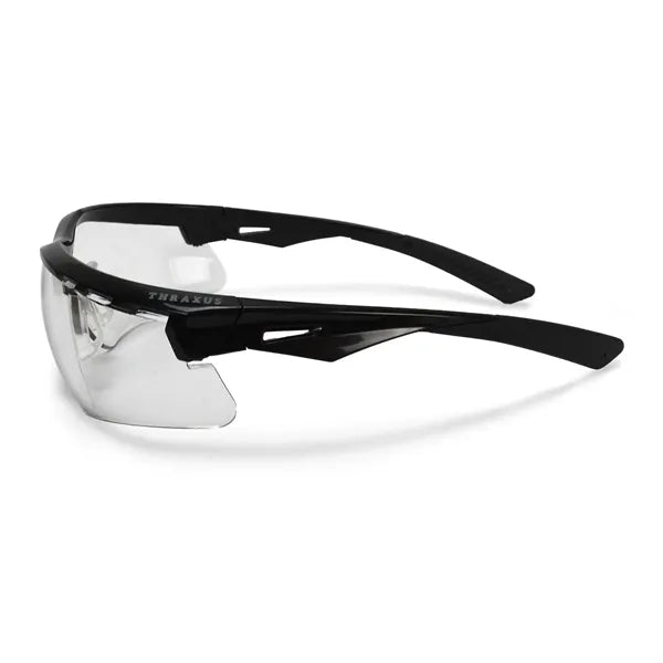 Thraxus Safety Eyewear - Black Frame Clear Anti-Fog Lens