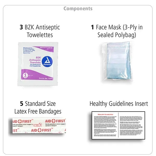 Oreron 11 Pcs First Aid Antiseptic and Protective Kit