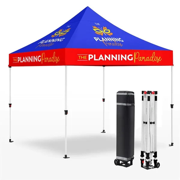 10' X 10' PopUp Tent Kit With Steel Frame (Dye Sublimated)