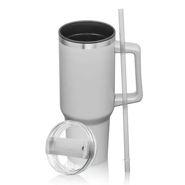 Benidorm Handle Travel Mug w/Straw - 40oz