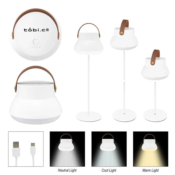 Rechargeable Lamp With Removeable Lantern Top