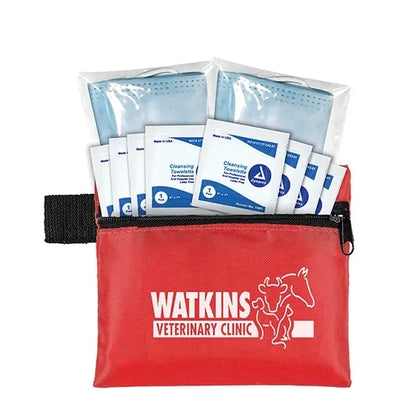 Titan Wipe it Down First Aid Travel Kit in Zippered Pouch