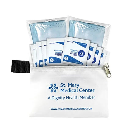 Titan Wipe it Down First Aid Travel Kit in Zippered Pouch